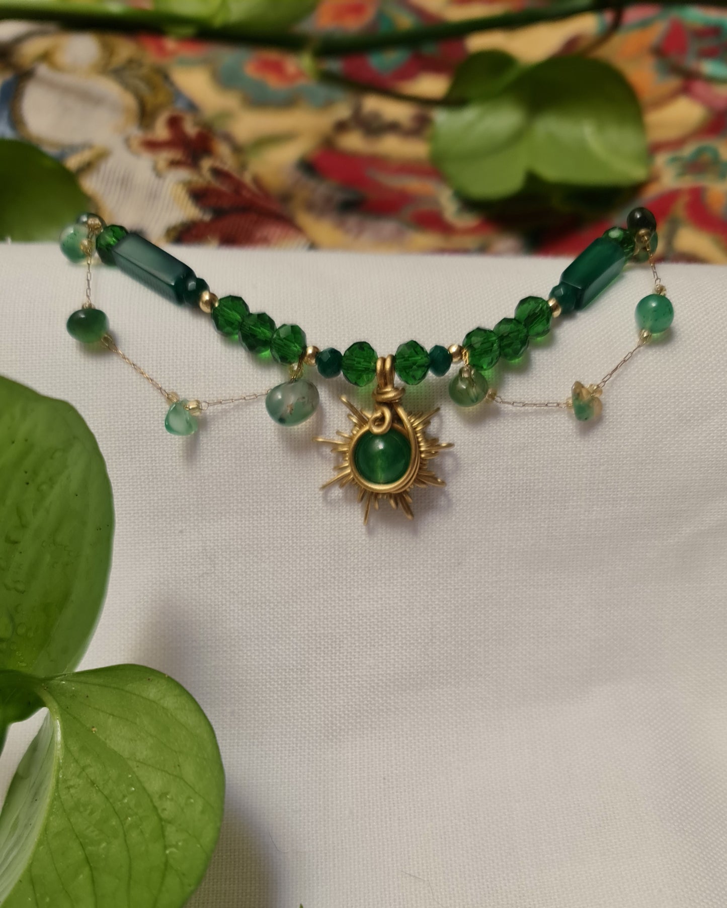 Celestial Green Aventurine Necklace