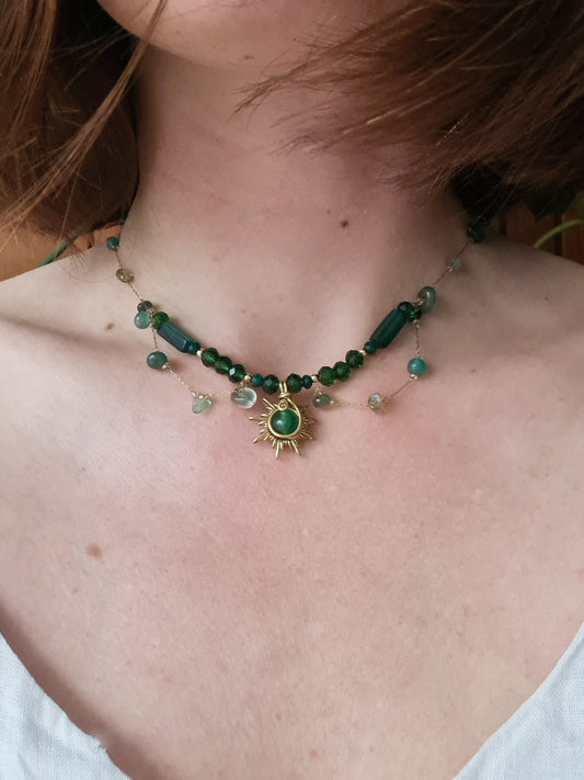 Celestial Green Aventurine Necklace